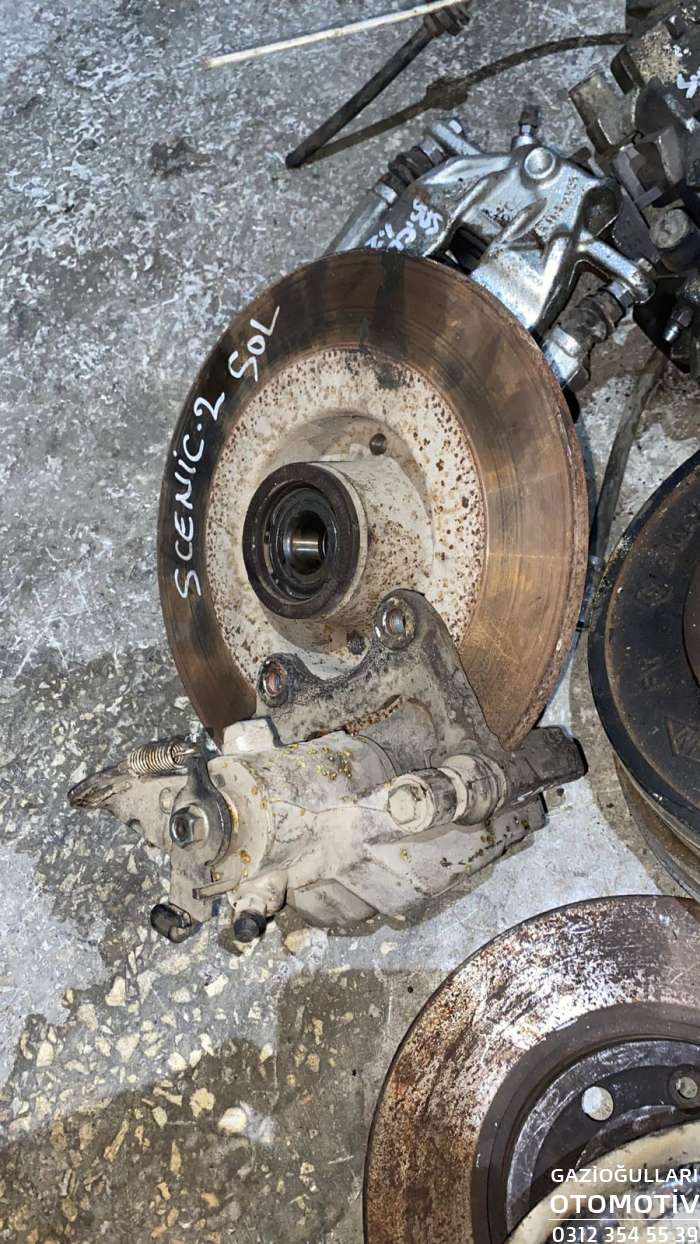 Renault Scenic 2 Çıkma Orjinal Sağ Arka Disk Merkezi