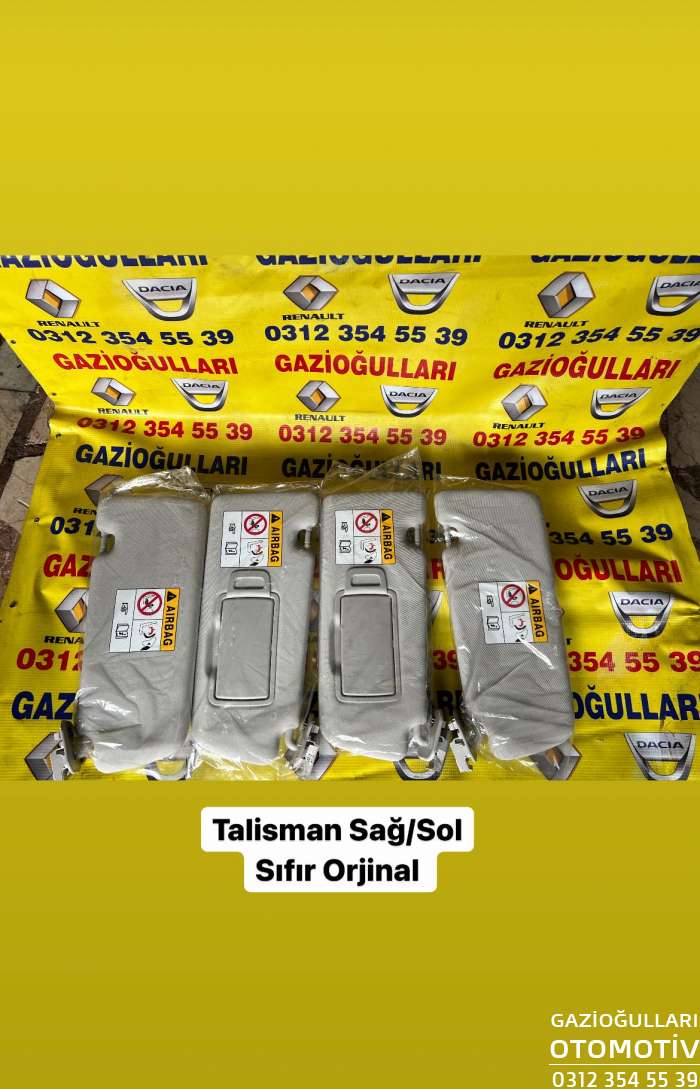 Renault Talisman Çıkma Sağ Sol Güneşlik